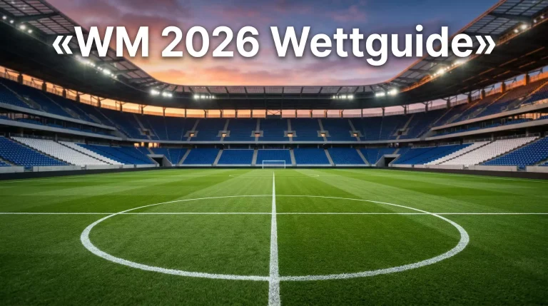 WM 2026 Fußball Wetten Ratgeber – Stadion bei Sonnenuntergang mit Flutlicht